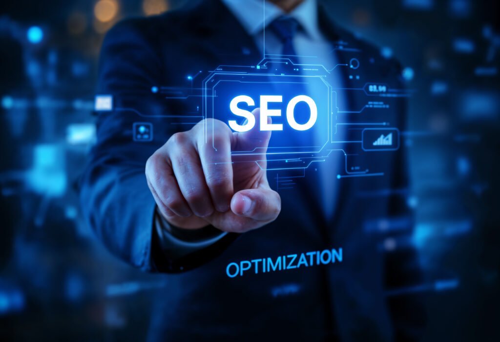 SEO Services UAE man writing