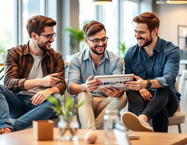 Digital Marketing Agency UAE with team